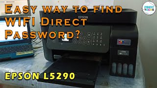 EPSON L5290 WIFI DIRECT PASSWORD | Where To FIND? | PinoyTechs (ENGLISH SUBTITLE)