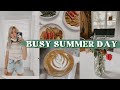 DAY IN THE LIFE: morning shift, summer classes, art, & gourmet dinner!