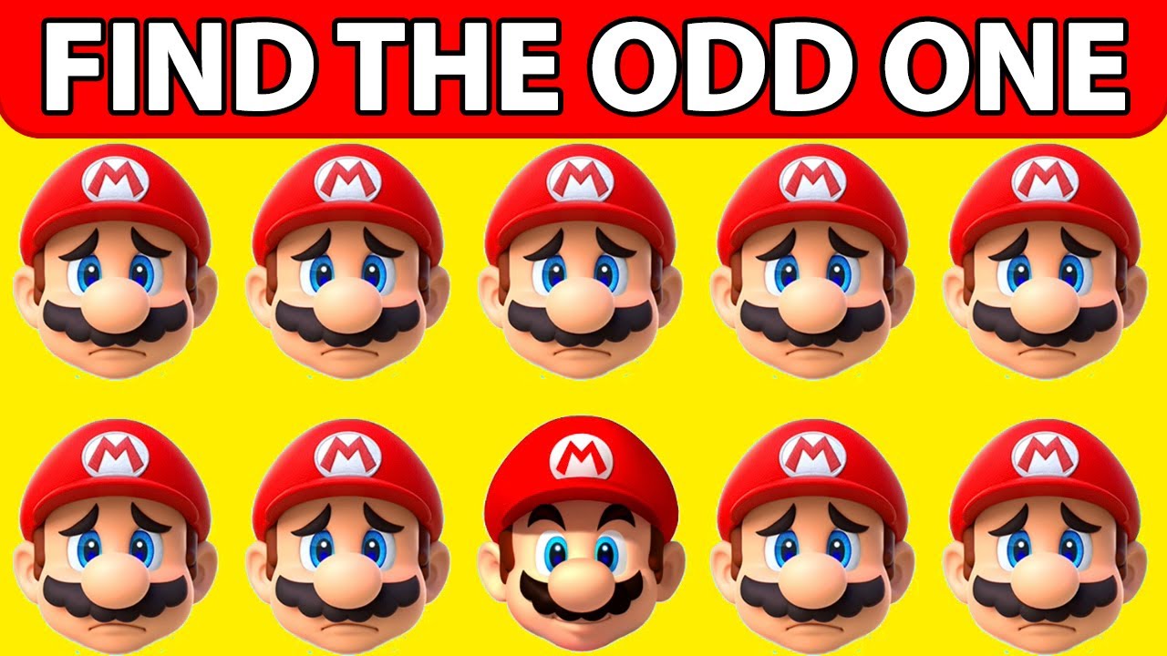Find the ODD one out | MARIO edition (EASY)
