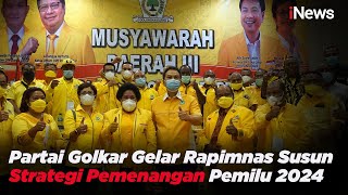 Partai Golkar Gelar Rapimnas Susun Strategi Pemenangan Pemilu 2024 - iNews Sore 06/03