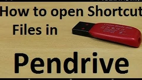 Web results How to Open Shortcut Files || Convert Shortcut File into Original?