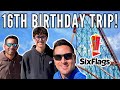 Six Flags Was INSANE… Craziest Roller Coasters We’ve Ever Ridden! | 16th Birthday Trip 2026