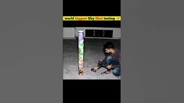 world biggest Sky shot testing 🥺😨 !! sky shot कैसा होगा 🤔😎 !! #shorts #short #ytshorts #nsexperiment