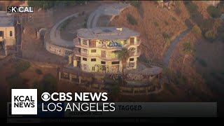 Yet Another Abandoned Hollywood Hills Home Hit By Taggers