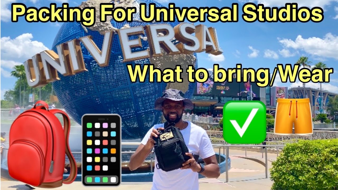 What to Pack For a Day at Universal Studios! - YouTube