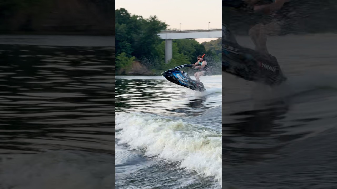 Standup Jetski Wipeout !