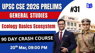 Ecology Basics Ecosystem 🔥 UPSC Prelims 2026 | GS Foundation by Dr Abhishek Ajay Singh