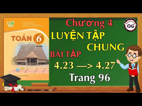 Video Toán lớp 6 trang 96 Kết nối tri thức - Bài 4.23, 4.24,... - YouTube
