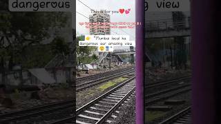 Mumbai Local Train Journey 🚆 | Rainy Travel Vlog in Mumbai 🌧️ #shorts #mumbailocal #travelvlog