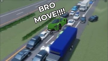 Baldi gets stuck in traffic (Roblox: My Movie Edition)
