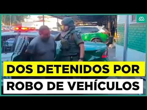 Detienen a dos sujetos por receptación en Renca tras operativo policial en caso de robo de vehículos