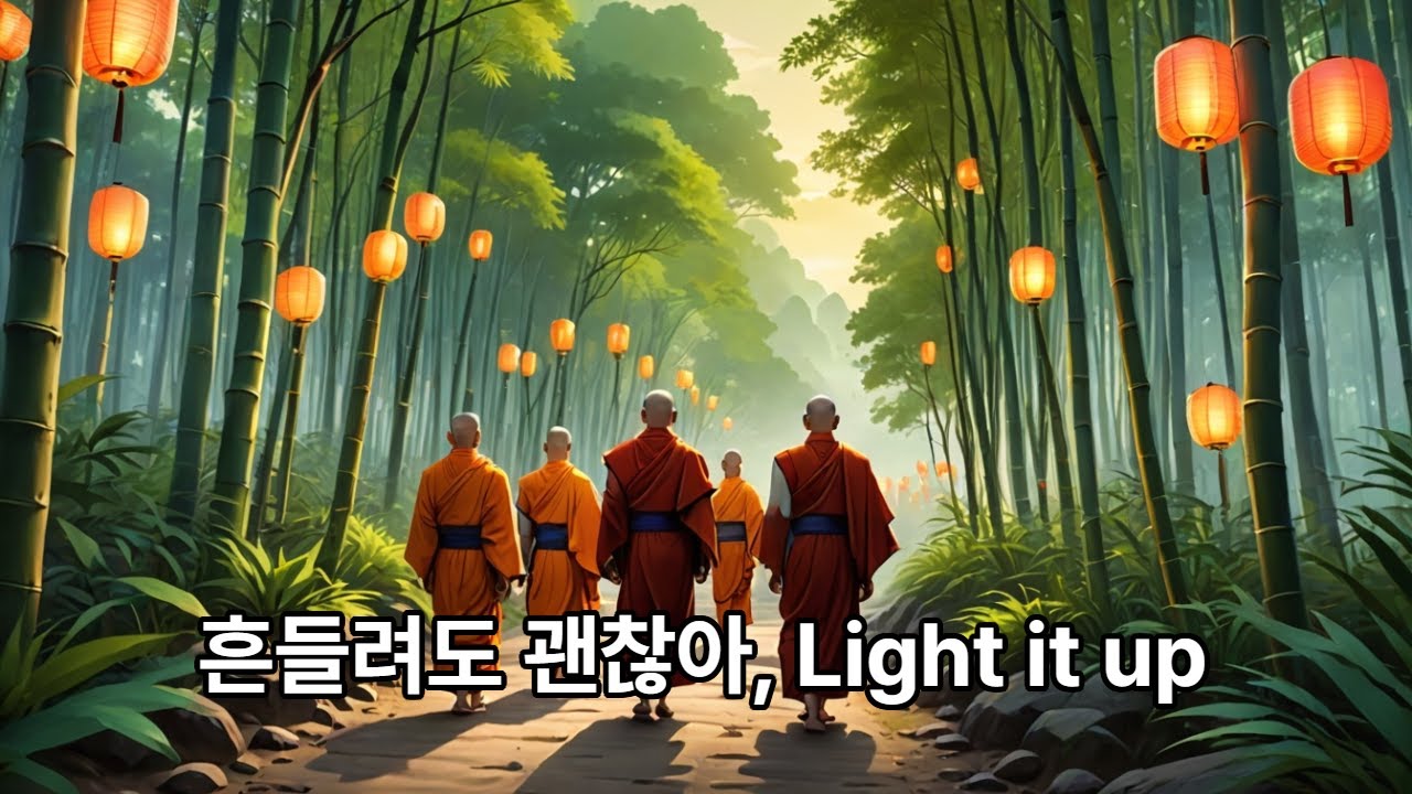 흔들려도 괜찬아, Light it up , 불교음악, 자등명 법등명