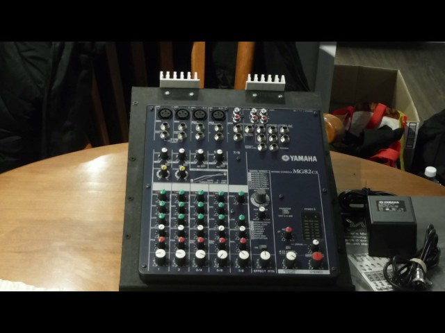 Yamaha MG82cx Audio Mixer Score - YouTube