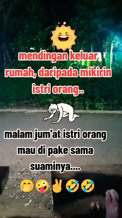 malam Jum'at..😎😅#lucu #ngakak #viralshorts #shorts