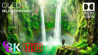 Amazing Nature with Relaxing Music | 8K HDR 120fps Dolby Vision (16K/4K TV Test)