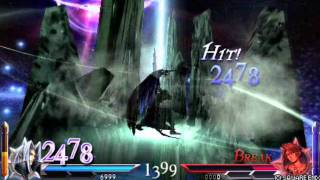 Dissidia 012 Sephiroth Exmode assist combo