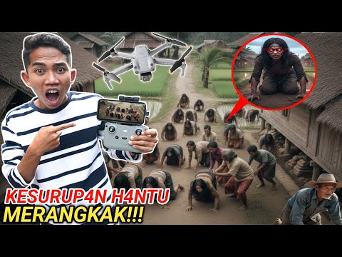 DRONE MEREKAM KEJADIAN ANEH SEMUA ORANG INI KESURUPAN MASAL MERANGKAK S3REM BANGET😱 | Mikael TubeHD