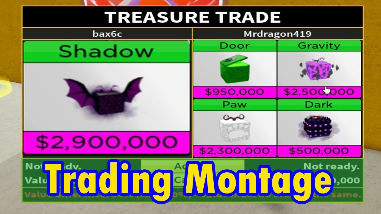 What People Trade For Shadow Fruit? Trading Shadow in Blox Fruits 