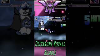 King knocks out one Susie super, tanks another! #Deltarune #fightinggames #gaming #videogames #mugen