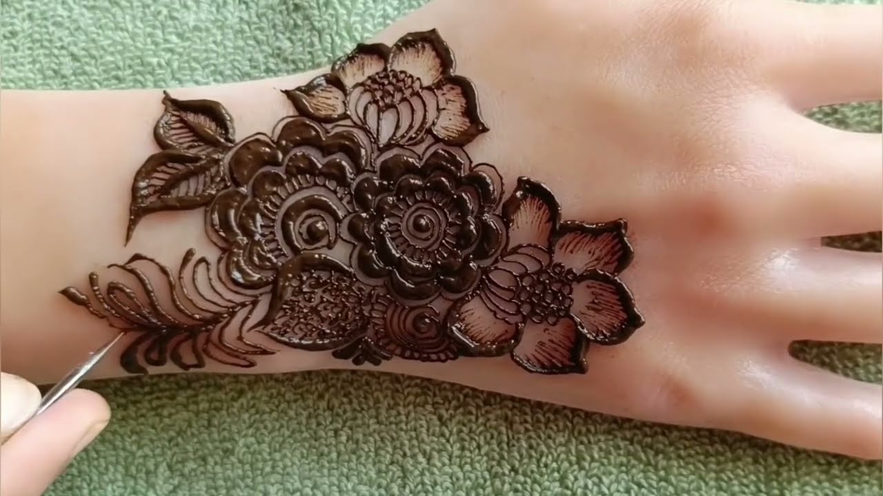Stylish Beautiful Dubai Mehndi Design/ Ramadan Eid Special Henna Design 