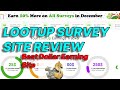 LOOTUP Survey Site Review||Best Site For Earning Dollars Online🤑||Freecash Alternative.
