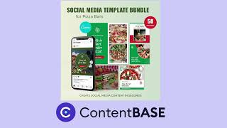 Pizza Promo Bundle - Social Media Templates - Contentbase
