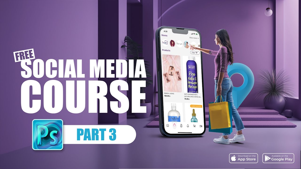 كورس تصميمات السوشيال ميديا المجاني ( الجزء 3 )