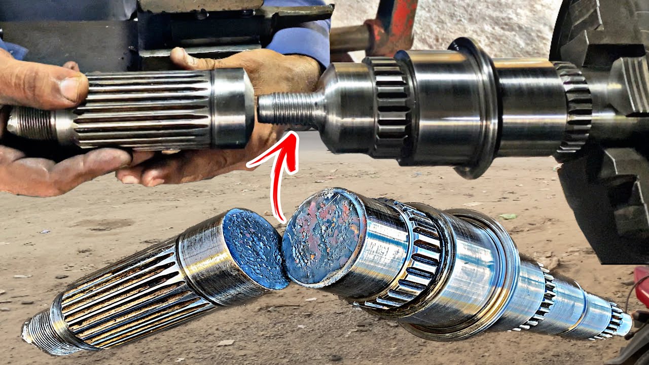 How to Thread Joint a Truck Broken Gear Mainshaft Gear Broken Shaft