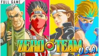 Zero Team U.S.A. | Arcade | Full Game [Upscaled to 4K using xBRz]