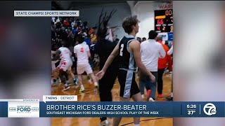 WXYZ High School Play of the Week: Brother Rice beats St. Mary's at the buzzer