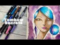 🔥 My 21 TOP TIPS for FLAWLESS Tombow Marker Coloring on your Mixed Media PORTRAITS!