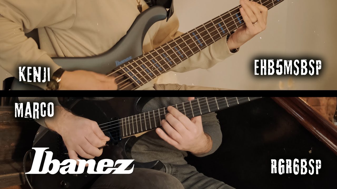 Kenji A. Koch & Marco Schauff | Ibanez RGR6BSP & EHB5MSBSP 2025 Limited Editions Demo