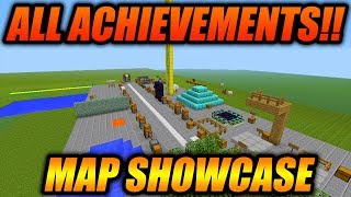 How To Unlock ALL ACHIEVEMENTS IN MINECRAFT!! - Minecraft All Achievements MAP SHOWCASE & Download!! screenshot 4