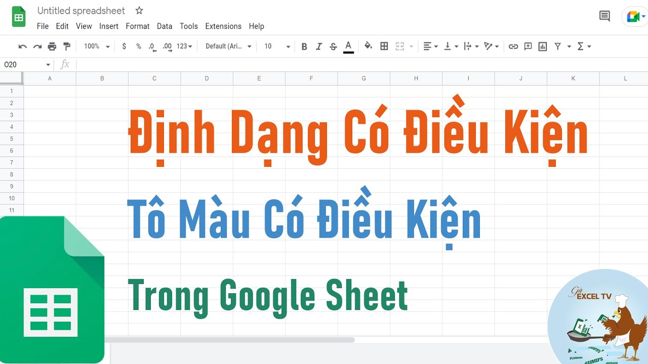 Định Dạng Có Điều Kiện Trong Google Sheet - Youtube