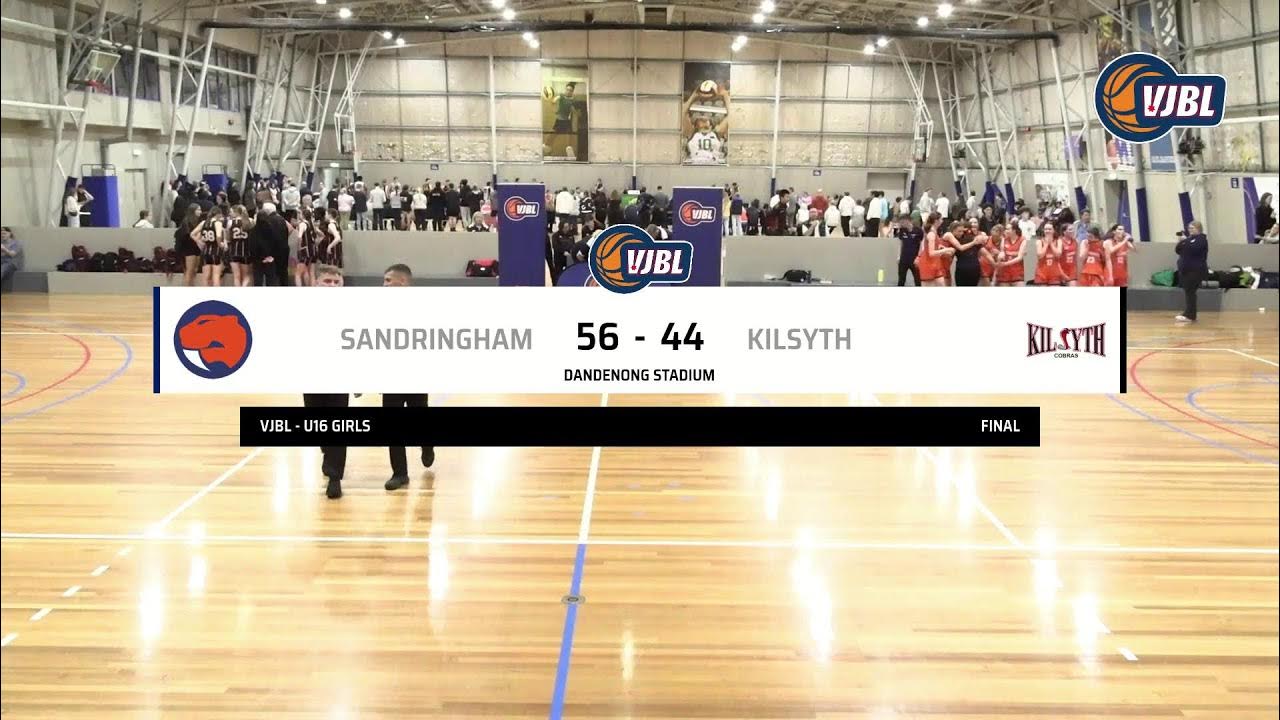 VJBL 16 Girls VC Grand Final Sandringham U16 Girls 1 vs Kilsyth U16 Girls 1 YouTube