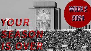 *LIVE* YSIO YOUR SEASON IS OVER COLLEGE FOOTBALL RECAP WEEK 2 2024