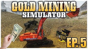 Making Over $10,000 Mining Gold in Gold Mining Simulator | Ep. 5