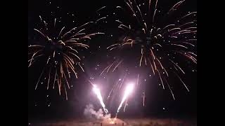 Zombie Hunter 100 Shot Firework Cake. Very Nice Big Breaks In This Cake.