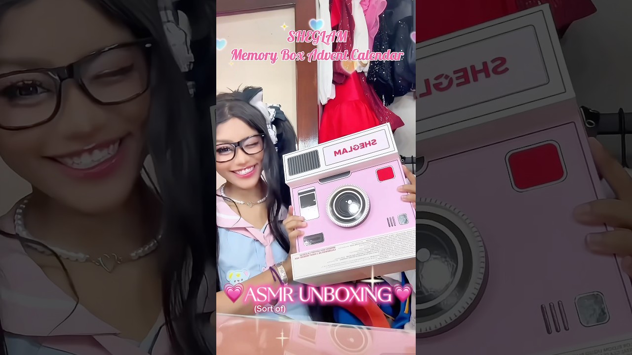 ASMR😳Unboxing time!😱Part 1❤️From @sheglam_official #SHEGLAM #SHEGLAMadventcalendar