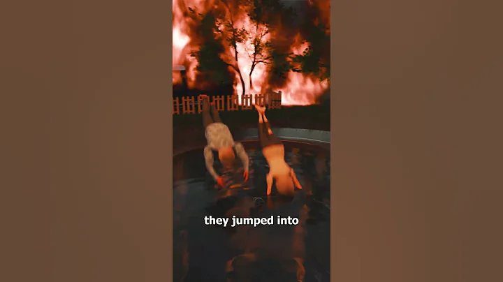 They Survived A Wildfire In A Pool 😮