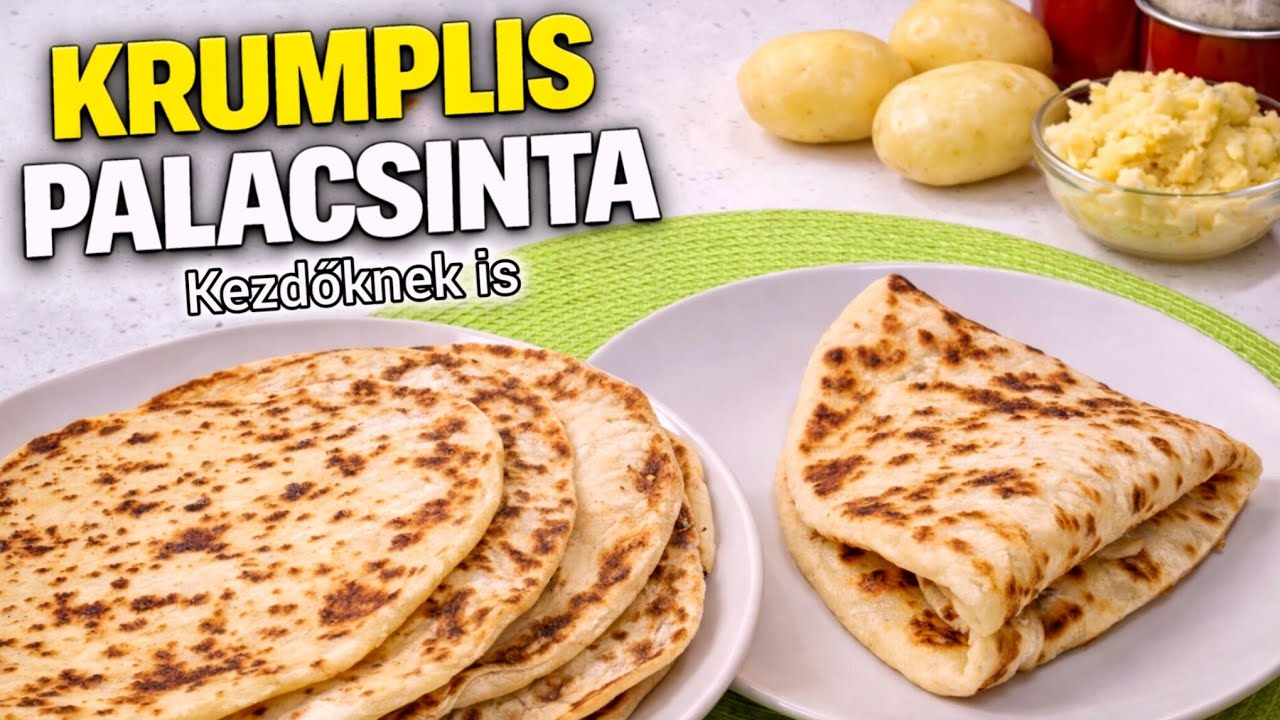 Krumplis palacsinta, krumpli lángos... Kezdőknek is