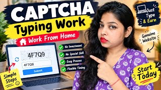 Captcha Typing Job 2026 | Real or Fake? | Work From Home | Earning Proof & Full Process screenshot 2