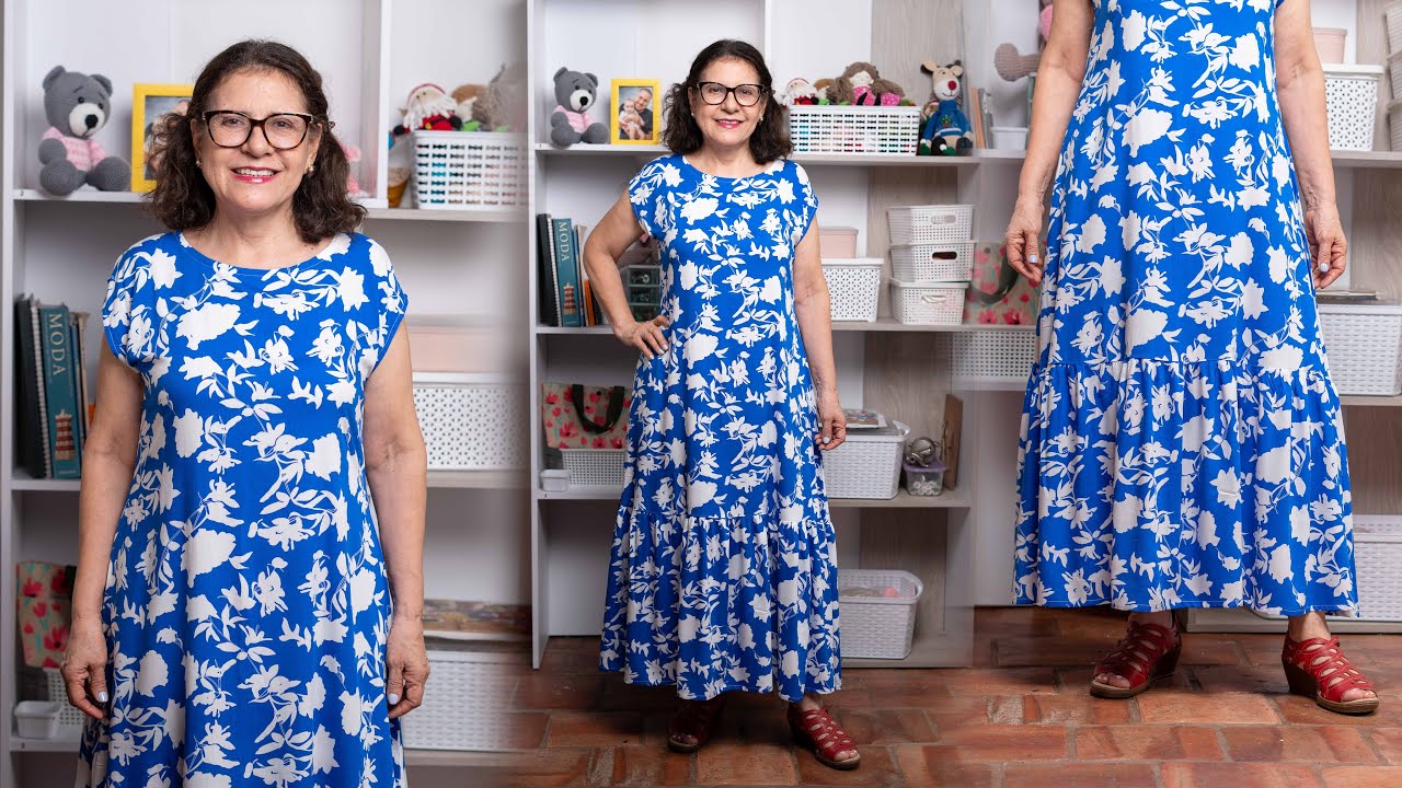 Cómo hacer un vestido SIN MOLDE Fácil y Rápido