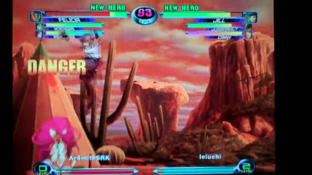 MvC2: Leluchi (L) vs Ar4mithSRK (W) - The Unintended Switch Glitch