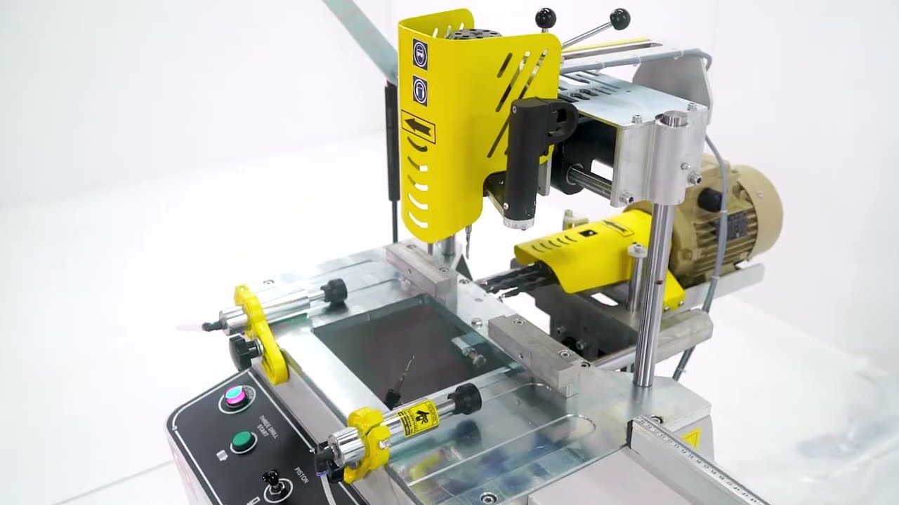 SC501 Aluminum and PVC copy router to make door and window hardware cut outs on extrudes