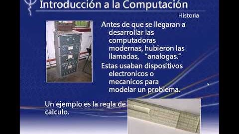 Intro a la Computacion: Historia