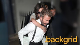 Celebrities spotted leaving Victoria Beckham's 50th Birthday Celebration in London, UK