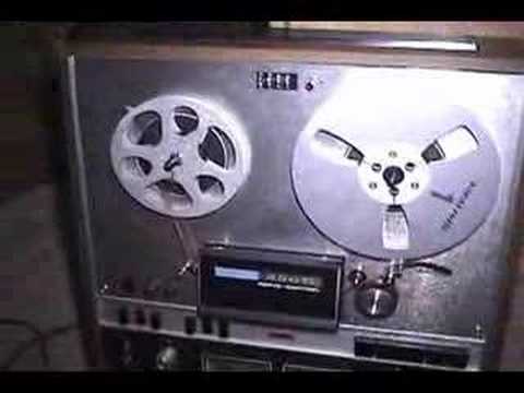 Playing an 8 track tape on a reel to reel machine 