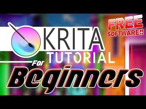 Krita Tutorial for Beginners - User Interface (PC)