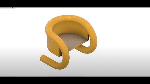 CAD - Making a Chair in Autodesk Fusion 360 (Higher Graphics)
